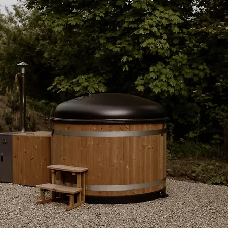 Ferienhaus Pine House Vrijstaand Bad En Hottub Op Biobrandstof