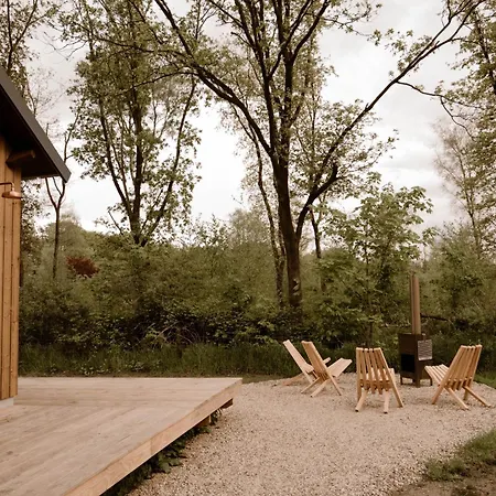 Pine House Vrijstaand Bad En Hottub Op Biobrandstof Ferienhaus